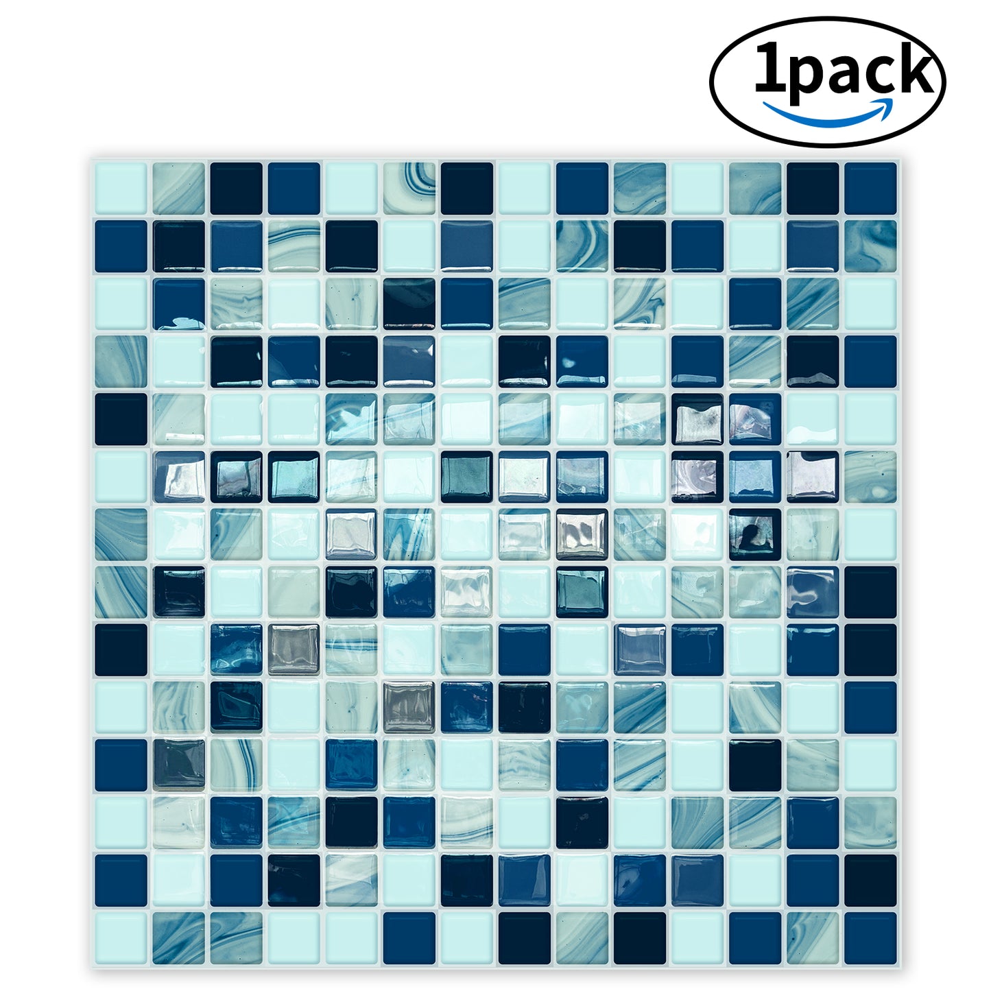 DEWOO Self - Adhesive Backsplash Stickers — Waterproof, Oil - Resistant, Scratch - Resistant, and Durable. Removable Tile Decals (10 - Piece Pack) - DEWOO TILES