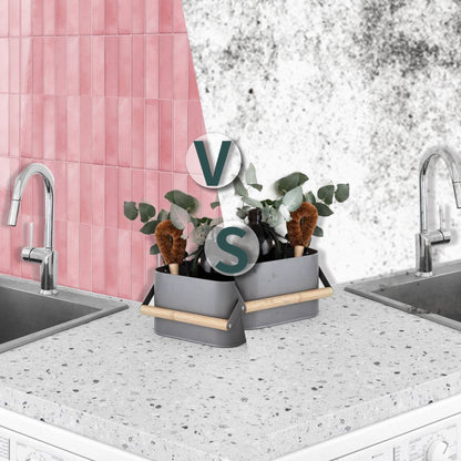 DEWOO 3D Wall Stickers – 10pcs, Waterproof & Self - Adhesive for Kitchen & Bathroom - DEWOO TILES