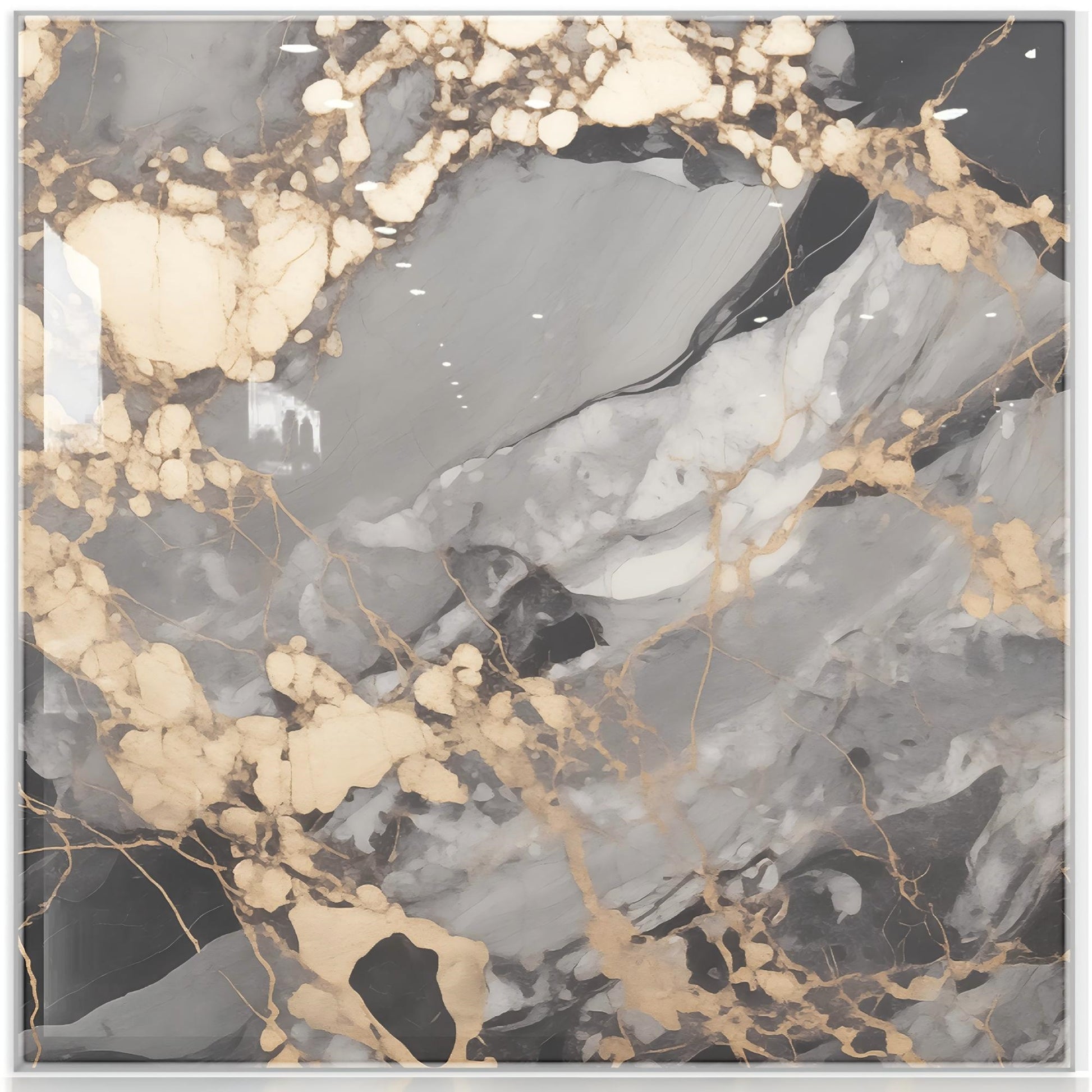 DEWOO 10pcs Peel and Stick Backsplash Wall Tile, Waterproof Peel and Stick Marble Wall Tiles, Self - Adhesive Panels for Bathroom, Kitchen, and Living Room (Brown Marble,12"×12") - DEWOO TILES